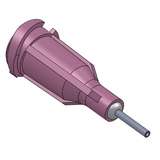 Dispensing Needle, 20 Gauge, 1/4" Long, Pink, 1000 per Package, TE Series redirect to product page