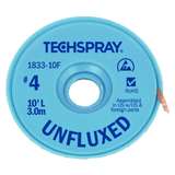 Unfluxed Desoldering Braid .098" x 10' Blue ESD Spool redirect to product page