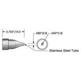 Desoldering Tip, Alternate for Hakko A1003, .040" redirect to product page