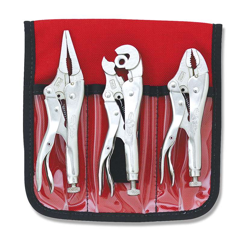Miniature Locking Pliers Set, 3pc.