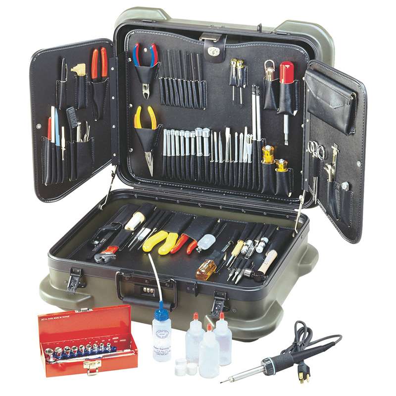 Electronic Technician's Service Kit in Rugged Duty Poly Case