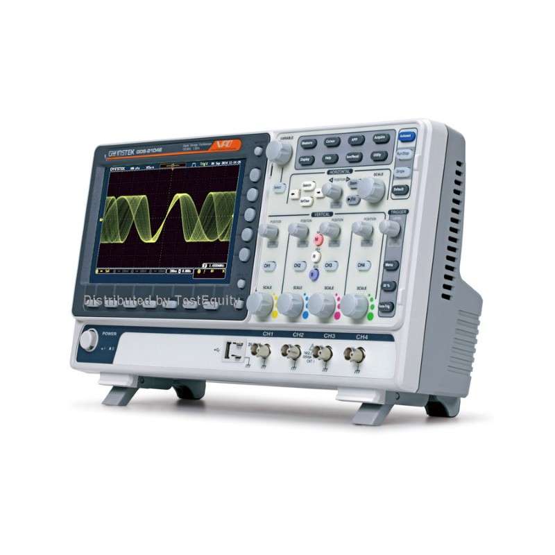 100MHz, 1GS/s, 4 Ch. 10Mpts. with USB/LAN, VPO Digital Oscilloscope.