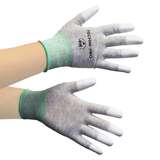 Gloves, Knit, ESD Safe, Tip Coated, Polyurethane, Medium redirect to product page