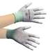 Gloves, Knit, ESD Safe, Tip Coated, Polyurethane, Medium