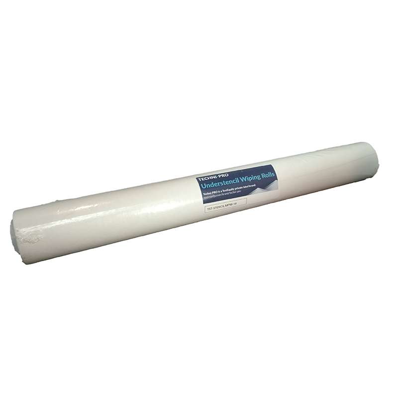 TST-MPM Stencil Wiping Roll for MPM Printers, 3/4" x 18" x 39', 17.5" Paper Width, ESD packaged