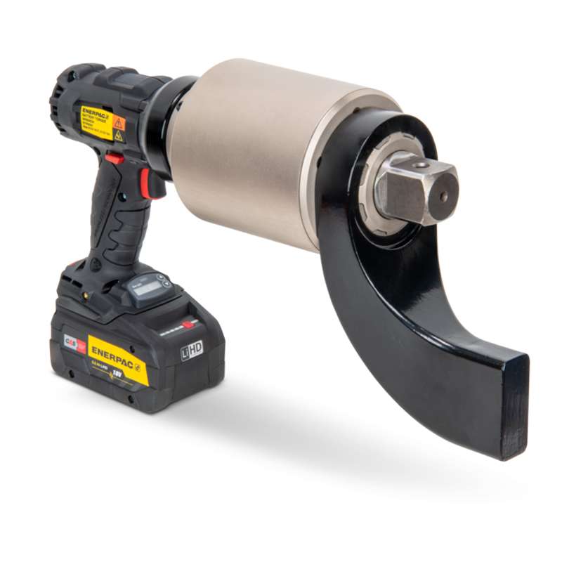 Battery Powered Torque Wrench, 1.5",6000 Ft.Lbs 115V US Charger, 2 Batteries