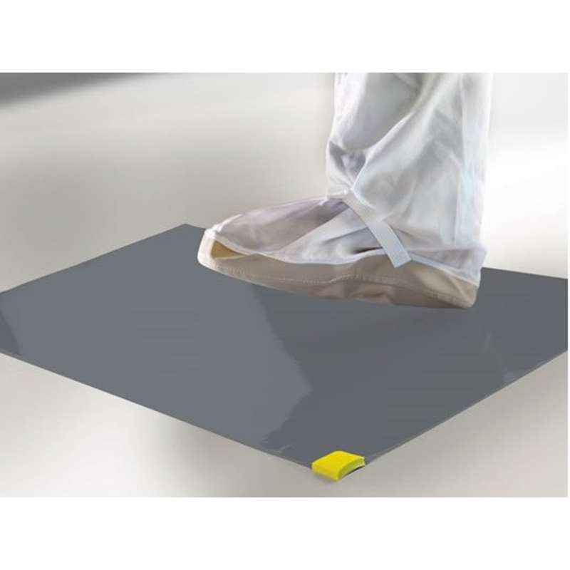CleanStep™ Adhesive Mat, Grey, 25" x 45", 30 Sheets per Mat, 8 Mats per Case