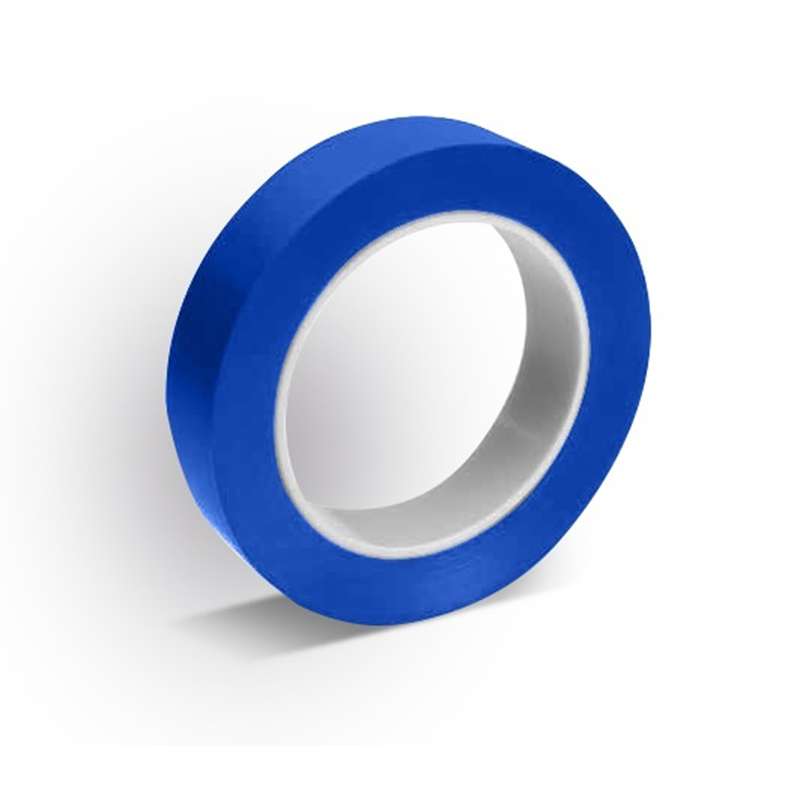 LDPE / Acrylic Blue Cleanroom Adhesive Tape, Blue, 1" x 36 yards, 2 Rolls per Bag, 48 Rolls per Case