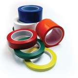 CleanRoom TapeVinyl (PVC) with Latex-Free Rubber Adhesive, White, 2" x 36 Yards, 24 Rolls per Case redirect to product page