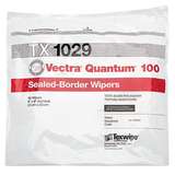 Vectra® Quantum® 100 Dry, Double-Knit Polyester Dry Cleanroom Wipers, 9 x 9", 100 Wipes per Bag, 10 Bags per Case redirect to product page