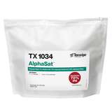 AlphaWipe® Cleanroom Polyester Pre-Wetted Wipers with 70% IPA, 4" x 4", 200 per Bag, 4 Bags per Case redirect to product page
