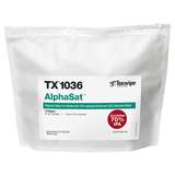 AlphaWipe® Pre-Wetted Wipers, Non-Sterile, 6" x 6", Polyester, 75 Wipers per Bag, 12 Bags per Case redirect to product page