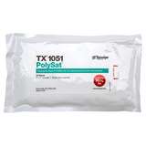PolySat® TX1051 Pre-wetted Cleanroom Wipers, Non-Sterile, 70% IPA , 9" x 11", 50 per Flexpack, 24 Packs per Case redirect to product page