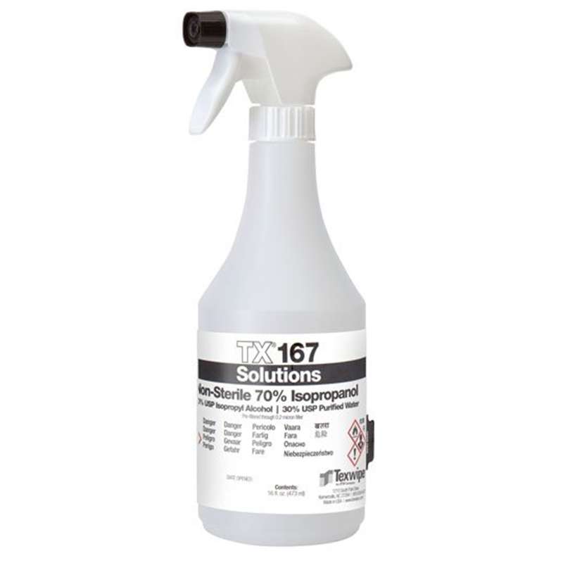 Non-Sterile USP-Grade 70% Isopropyl Alcohol, 16 oz Spray Bottle