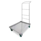 Cleanroom Stainless Steel Cart for Transporting Buckets and Bucket Systems redirect to product page