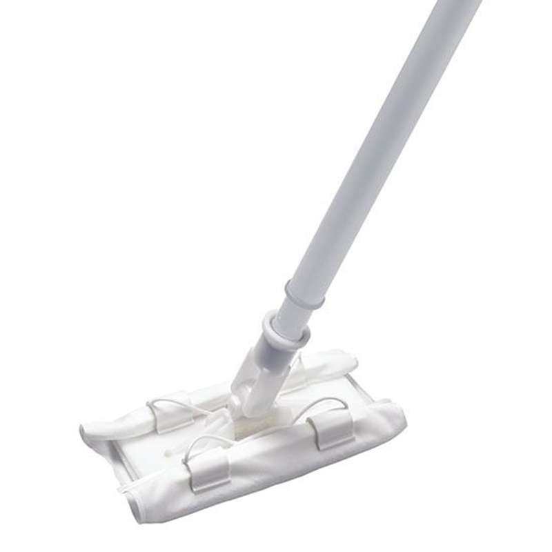 ClipperMop™ Cleanroom Mopping System with Telescoping handle, 7" x 4" Head Assembly