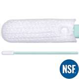 Alpha® Polyester Knit Micro Cleanroom Swab, Non-Sterile, 2.756" Long, 500 per Bag, 5 Bags per Case redirect to product page