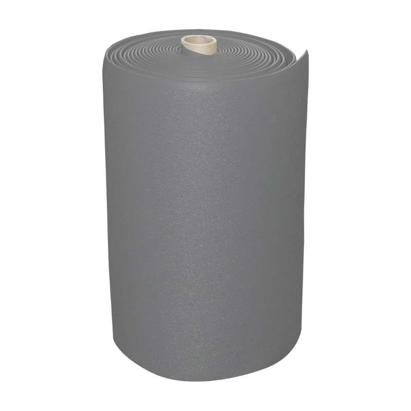 ESD Anti-Fatigue Mat, Sponge Vinyl, Full Roll, Gray, 3/8in x 2ft x 60ft