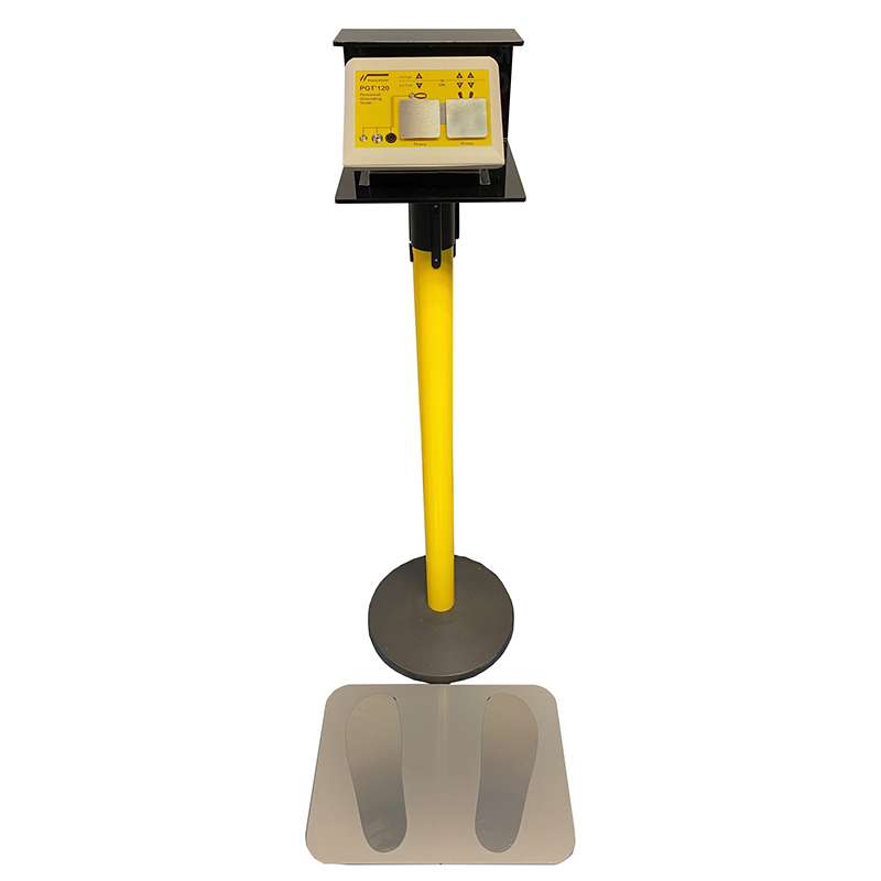 PGT130.DT ESD Tester, Footplate with Cables, Temp/RH Sensor, Mounting Plate and Pedestal Stand