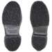 soles of medium black anti-skid boot treads