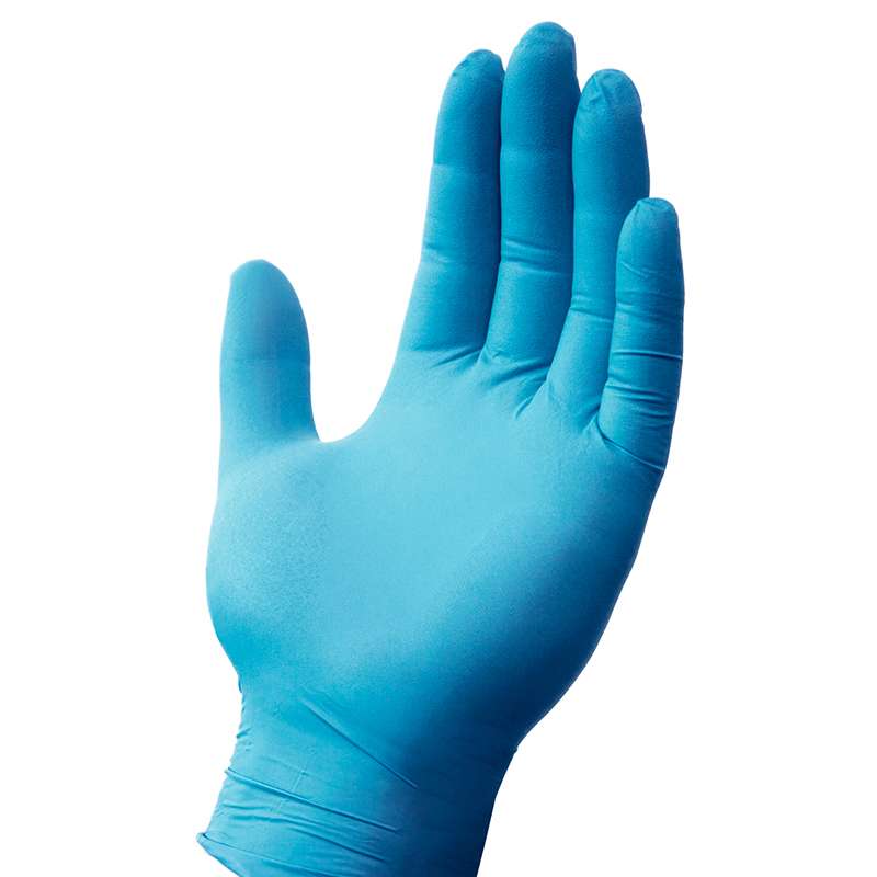 Powder Free Nitrile Gloves, 2.5 Mil, Large, Blue, 100 per Box, 10 Boxes per Case