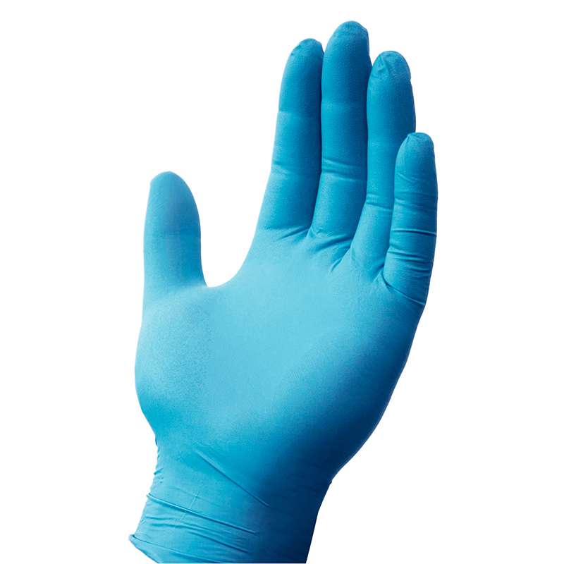 Powder Free Light-Weight Nitrile Gloves, Blue, X-Large, 4 mil, 100/Box, 10 Box/Case