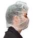 Hood and Beard Cover White 100 per Bag, 10 Bags per Case