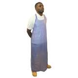 Die Cut Vinyl Apron, 6 Mil, Blue, 35 x 45in, 72 per Case redirect to product page