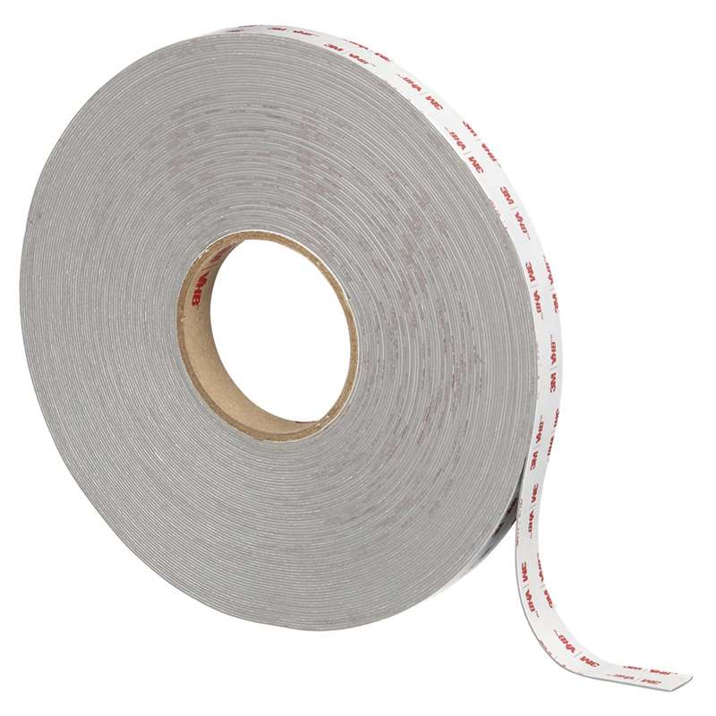 3M™ VHB™ Foam Tape RP+110GP, Gray, 45 mil, Paper Liner, 3/4 in x 36 yd Roll, 12 per Case