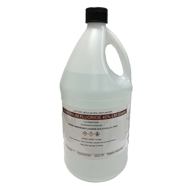 Ammonium Fluoride 40% Solution, 4 Gallons Per Case