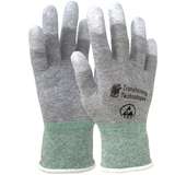 ESD-Safe Nylon & Carbon Inspection Gloves, Tip-Coated, Large redirect to product page