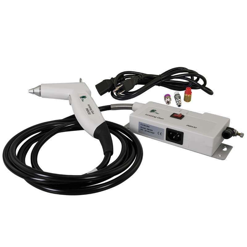 Ptec™ Ionizing AC Air Gun with 9' Hose and Alarm Indicator, 120 V