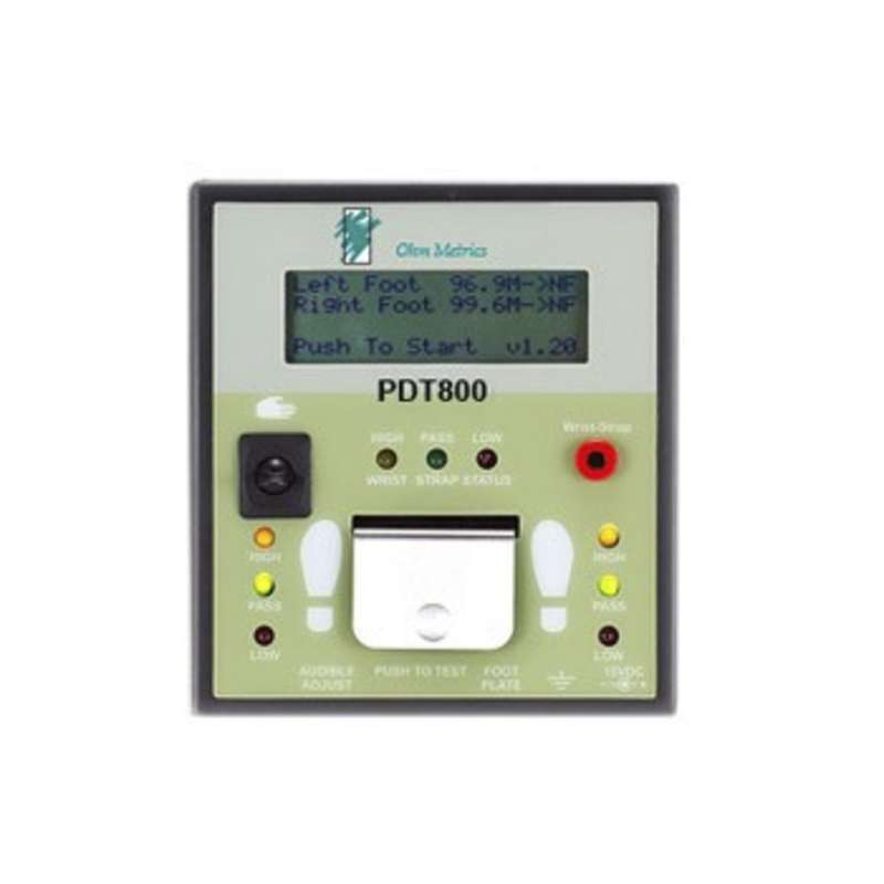 Ohm Metrics, Deluxe "Near Fail" ESD Preventative Checker, Tester and Foot Plate, with LCD Display120 V