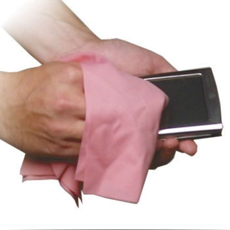 Dissipative Pink Washable Polyester Wipes, 50 per Pack, 20 Packs per Case