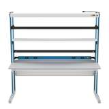 Dimension 4 Modular Industrial Workstation with Accessories, 30" x 60" redirect to product page