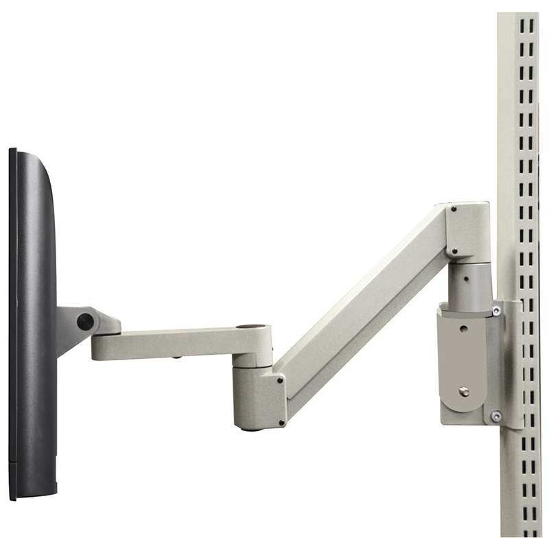 LCD Monitor Holder, Height Adjustable Arm with 3 Joints, Max Load 31 Labels