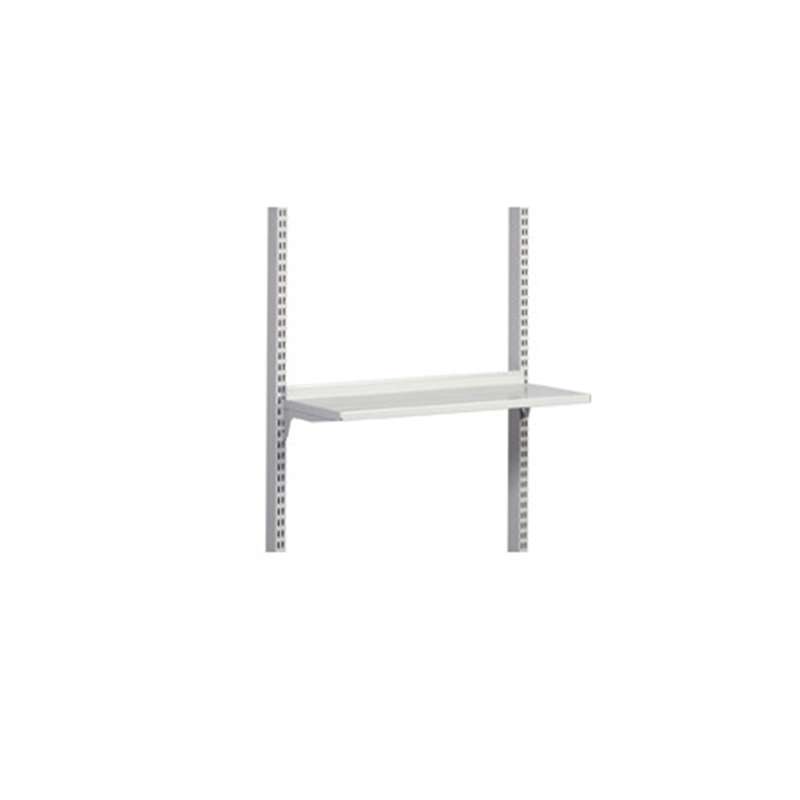 M30 Steel Shelf with Bracket, 28.25" x 15.74", Light Grey