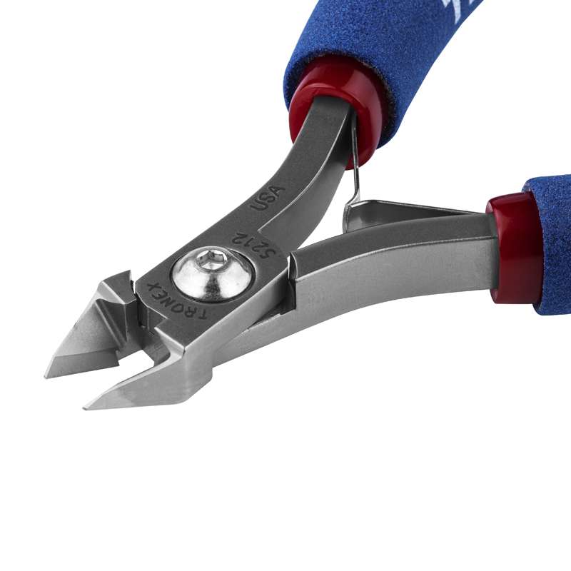 Tronex® 5212 Tapered Head Flush Wire Cutter, 0.006 - 0.049 in x 4-1/2 in