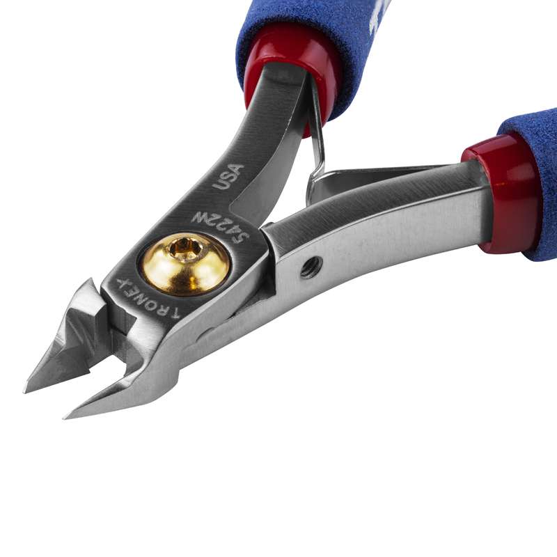Tronex® 5422W Tapered Relief Head Flush Hard Wire Cutter, 0.003 - 0.010 in
