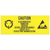 ESD Caution Label "Electrostatic Sensitive Devices Do Not Open or Handle Except At A Static Free Workstation", 1 x 2-1/2", 500 Labels per Roll redirect to product page