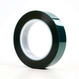 Poly Tape, 400 deg, 1/2"x72 Yds, 3" Core, 3.5 mil, Green redirect to product page