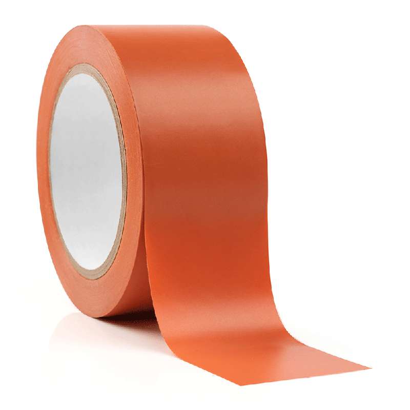 Floor Tape, 2"x36 Yds, 3" Core, 6 mil, Orange