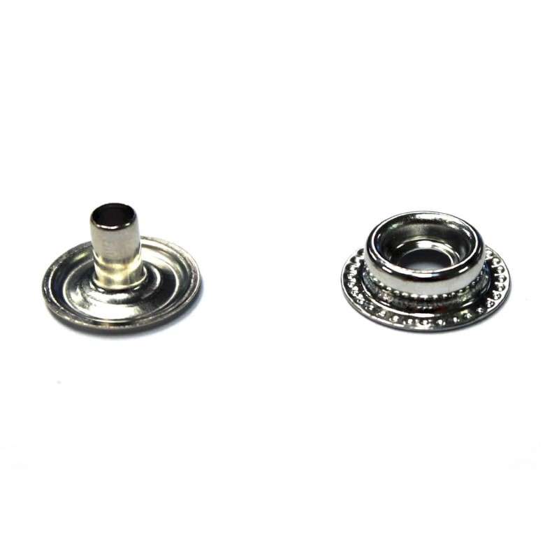 Male Snap, 10mm Stud and Rivets, 10/Package