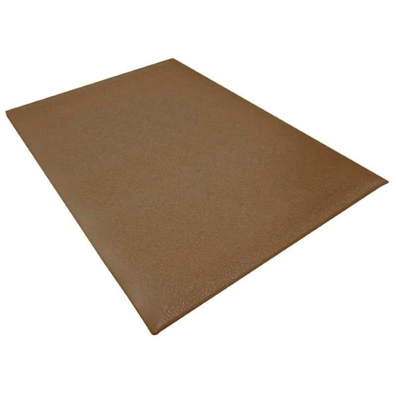Cut Mat, Standard, Anti-Fatigue, Brown, 3/8in x 3ft x 5ft