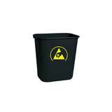 Carbon Loaded Waste Basket, 7 Gallons, Black redirect to product page