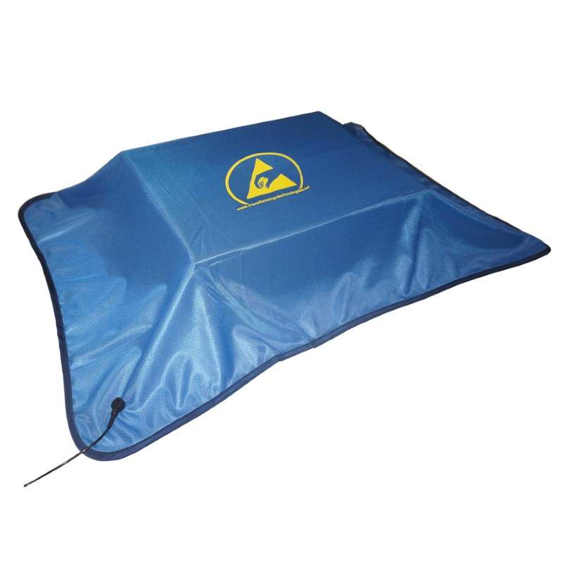 Workstation Cover, 3ft x 6ft, ESD-Safe, Blue