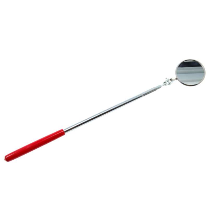 Circular Telescoping Inspection Mirror with Extra Long Handle, 2-1/4" Diameter, Telescopes to 26"