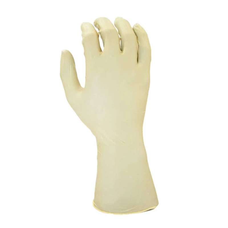 Nitrile Gloves Long Cuff 12in, Size 2X-Large, Powder-Free, Textured Fingertip, Double Chlorination, H2O Washed, 100 per Bag, 10 Bags per Case