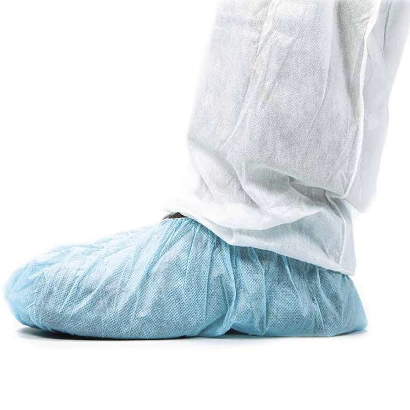 Macro Tek® Cleanroom Disposable Polypropylene 18" Shoe Cover, Blue, X-Large, 300 per Case