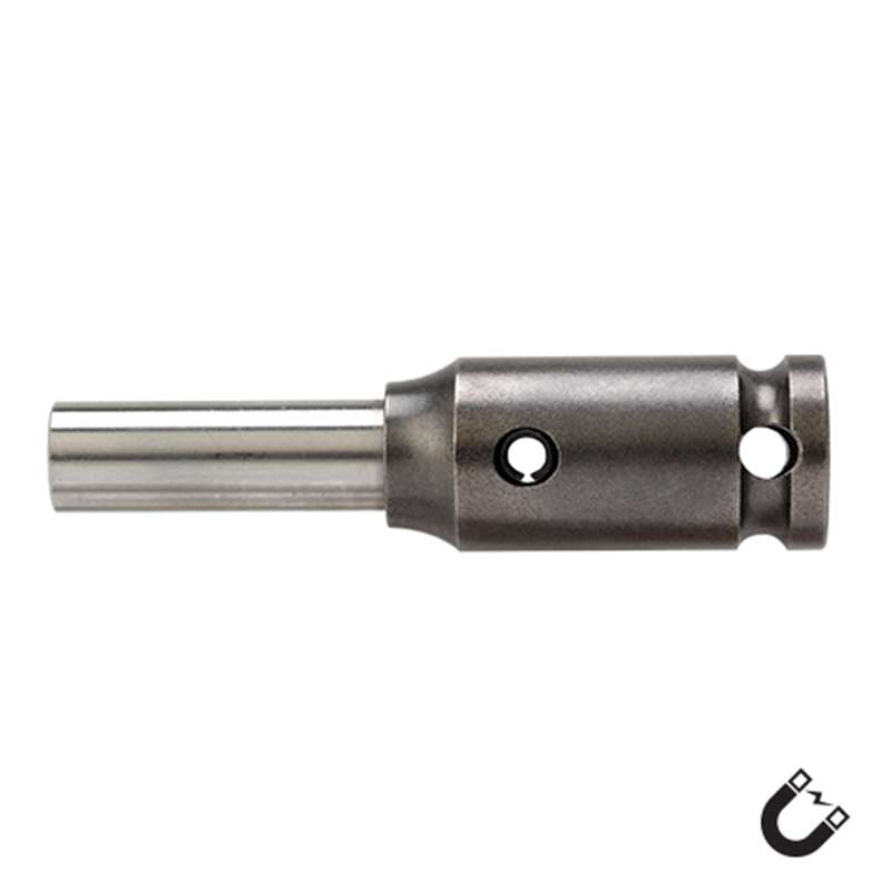 1/4 X 1/4 Mag Square Drive Bit Holder X 2-5/8"